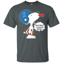 Load image into Gallery viewer, This Is For All U Detroit Lions Haters Snoopy T - Shirt For Men