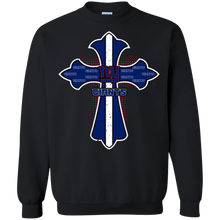 Load image into Gallery viewer, Cross Shirt For Jesus And New York Giants Fans Sweatshirt