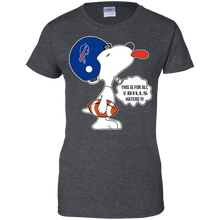 Load image into Gallery viewer, This Is For All U Buffalo Bills Haters Snoopy T-Shirt For Women