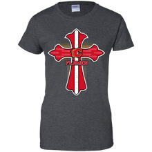 Load image into Gallery viewer, Cross Shirt For Jesus And Calgary Flames Fans T-Shirt For Women