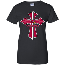 Load image into Gallery viewer, Cross Shirt For Jesus And Arizona Cardinals Fans T-Shirt For Women