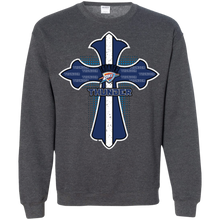 Load image into Gallery viewer, Cross Shirt For Jesus And Oklahoma City Thunder Fans Sweatshirt
