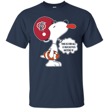 Load image into Gallery viewer, This Is For All U Ohio State Buckeyes Haters Snoopy T - Shirt For Men