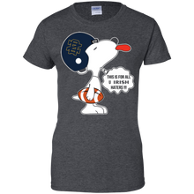 Load image into Gallery viewer, This Is For All U Notre Dame Fighting Irish Haters Snoopy T-Shirt For Women