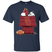 Load image into Gallery viewer, Usc Trojans Snoopy And Woodstock Waiting For Football Season T - Shirt For Men