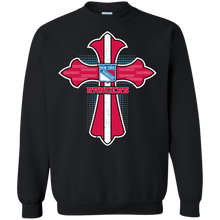 Load image into Gallery viewer, Cross Shirt For Jesus And New York Rangers Fans Sweatshirt