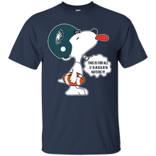 Load image into Gallery viewer, This Is For All U Philadelphia Eagles Haters Snoopy T - Shirt For Men