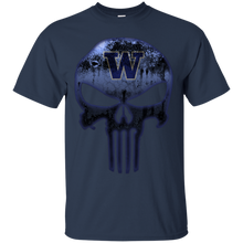 Load image into Gallery viewer, Washington Huskies Football The Punisher Skull T - Shirt For Men
