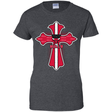 Load image into Gallery viewer, Cross Shirt For Jesus And Chicago Bulls Fans T-Shirt For Women