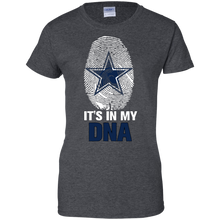 Load image into Gallery viewer, Cowboys Football It Is In My Dna T-Shirt For Women