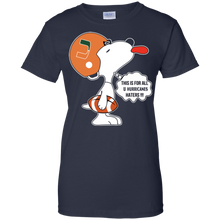 Load image into Gallery viewer, This Is For All U Miami Hurricanes Haters Snoopy T-Shirt For Women