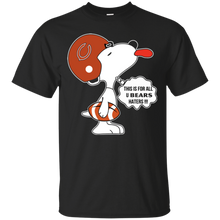 Load image into Gallery viewer, This Is For All U Chicago Bears Haters Snoopy T - Shirt For Men