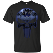 Load image into Gallery viewer, Washington Huskies Football The Punisher Skull T - Shirt For Men