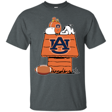 Load image into Gallery viewer, Auburn Tigers Snoopy And Woodstock Waiting For Football Season T - Shirt For Men