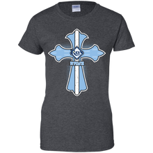 Load image into Gallery viewer, Cross Shirt For Jesus And Tampa Bay Rays Fans T-Shirt For Women