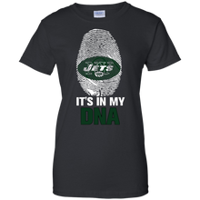 Load image into Gallery viewer, Jets Football It Is In My Dna T-Shirt For Women