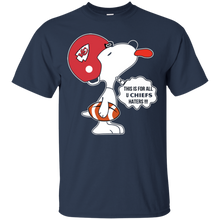 Load image into Gallery viewer, This Is For All U Kansas City Chiefs Haters Snoopy T - Shirt For Men