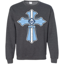 Load image into Gallery viewer, Cross Shirt For Jesus And Tampa Bay Rays Fans Sweatshirt