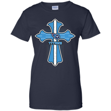 Load image into Gallery viewer, Cross Shirt For Jesus And Tennessee Titans Fans T-Shirt For Women