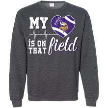 Load image into Gallery viewer, Minnesota Vikings Football My Heart is on that Field Sweatshirt