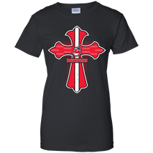 Load image into Gallery viewer, Cross Shirt For Jesus And Cleveland Indians Fans T-Shirt For Women