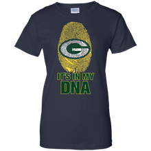 Load image into Gallery viewer, Packers Football It Is In My Dna T-Shirt For Women