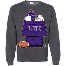 Load image into Gallery viewer, Lsu Tigers Snoopy And Woodstock Waiting For Football Season Sweatshirt