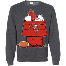 Load image into Gallery viewer, Tampa Bay Buccaneers Snoopy And Woodstock Waiting For Football Season Sweatshirt