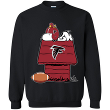 Load image into Gallery viewer, Atlanta Falcons Snoopy And Woodstock Waiting For Football Season Sweatshirt
