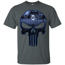 Load image into Gallery viewer, Tampa Bay Rays Baseball The Punisher Skull T - Shirt For Men