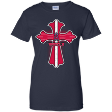 Load image into Gallery viewer, Cross Shirt For Jesus And Los Angeles Angels Fans T-Shirt For Women