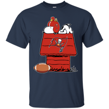 Load image into Gallery viewer, Tampa Bay Buccaneers Snoopy And Woodstock Waiting For Football Season T - Shirt For Men