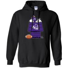 Load image into Gallery viewer, Abilene Christian Wildcats Snoopy And Woodstock Waiting For Football Season Hoodie Shirt