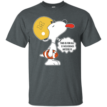 Load image into Gallery viewer, This Is For All U Michigan Wolverines Haters Snoopy T - Shirt For Men