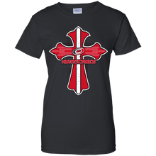 Load image into Gallery viewer, Cross Shirt For Jesus And Carolina Hurricanes Fans T-Shirt For Women