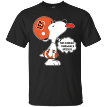 Load image into Gallery viewer, This Is For All U Cincinnati Bengals Haters Snoopy T - Shirt For Men