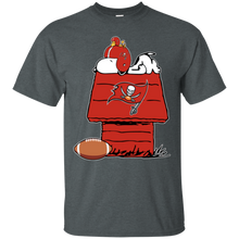 Load image into Gallery viewer, Tampa Bay Buccaneers Snoopy And Woodstock Waiting For Football Season T - Shirt For Men