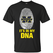 Load image into Gallery viewer, Michigan Wolverines Football It Is In My Dna T - Shirt For Men