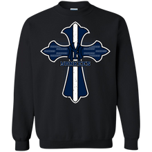 Load image into Gallery viewer, Cross Shirt For Jesus And New York Yankees Fans Sweatshirt