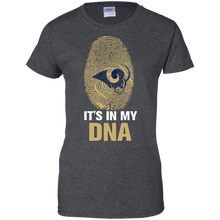 Load image into Gallery viewer, Rams Football It Is In My Dna T-Shirt For Women