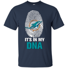 Load image into Gallery viewer, Dolphins Football It Is In My Dna T - Shirt For Men