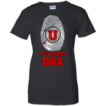 Load image into Gallery viewer, Utah Utes Football It Is In My Dna T-Shirt For Women