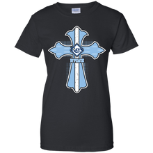 Load image into Gallery viewer, Cross Shirt For Jesus And Tampa Bay Rays Fans T-Shirt For Women