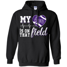 Load image into Gallery viewer, TCU Horned Frogs Football My Heart is on that Field Hoodie Shirt