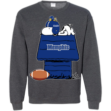 Load image into Gallery viewer, Memphis Tigers Snoopy And Woodstock Waiting For Football Season Sweatshirt